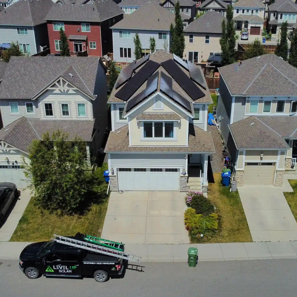 Copy of Airdrie 14 kW copy small 1 - - Level Up Solar